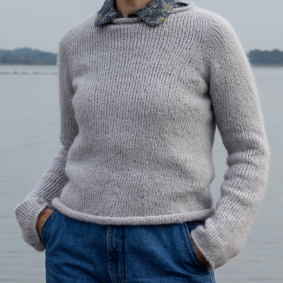 Ivy Sweater PetiteKnit - Strikkekit Baby Suri Alpaca