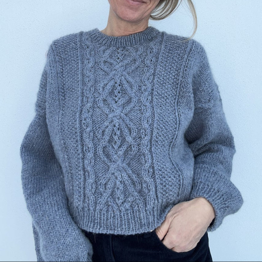 Knitting By The Sea sweater VesterbyCrea - Garnkit (uden opskrift)