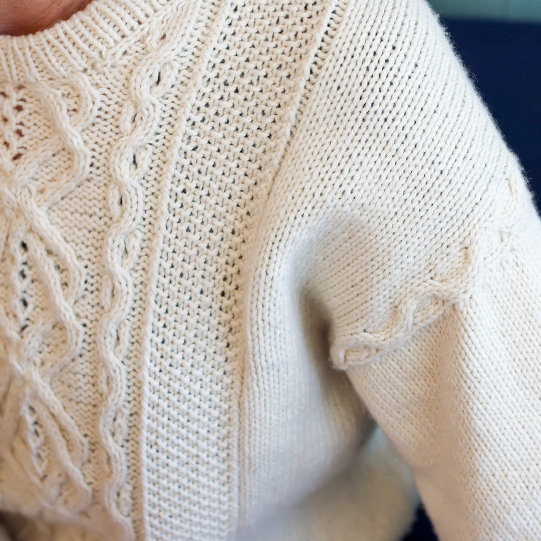 Knitting By The Sea sweater VesterbyCrea - Garnkit (uden opskrift)