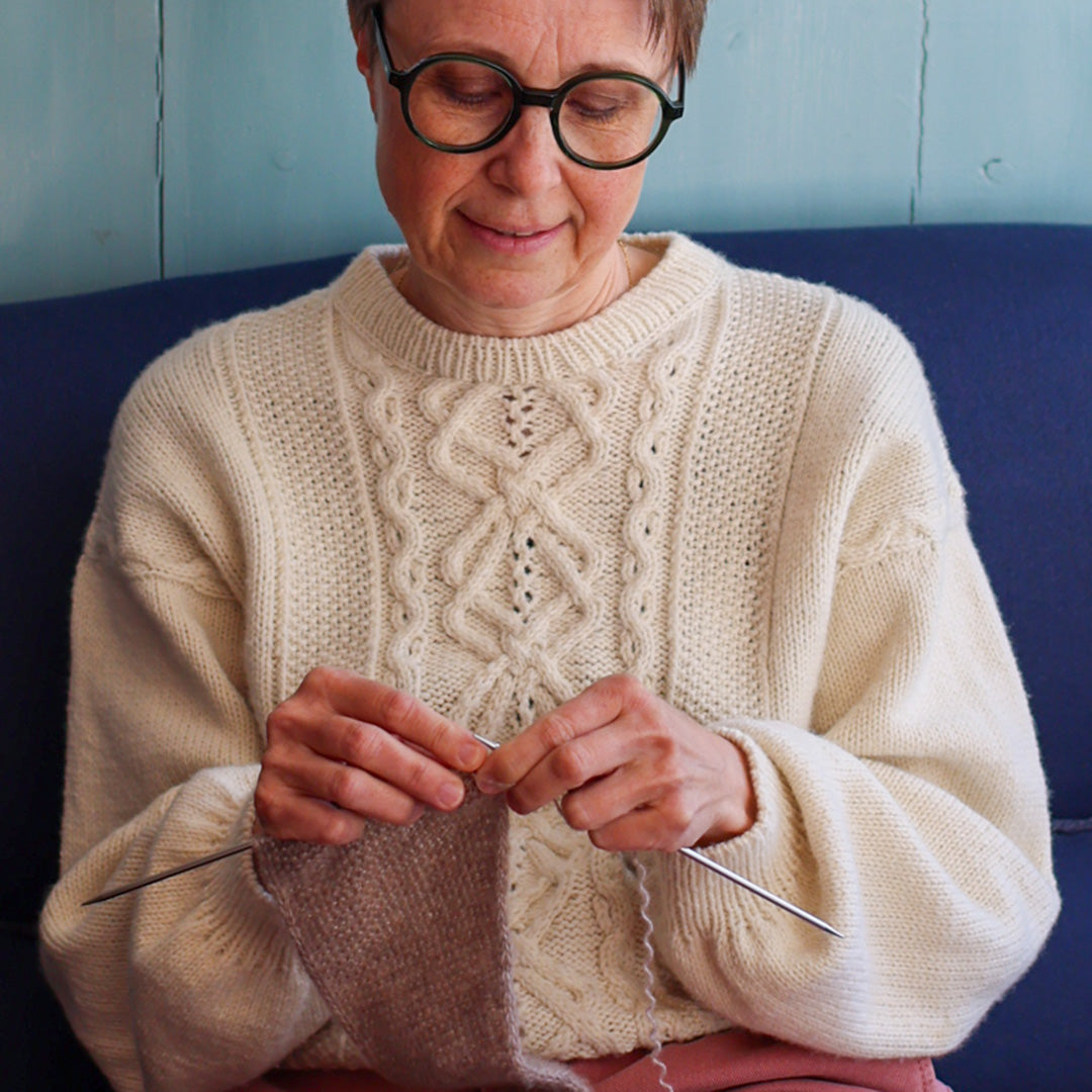 Knitting By The Sea sweater VesterbyCrea - Garnkit (uden opskrift)