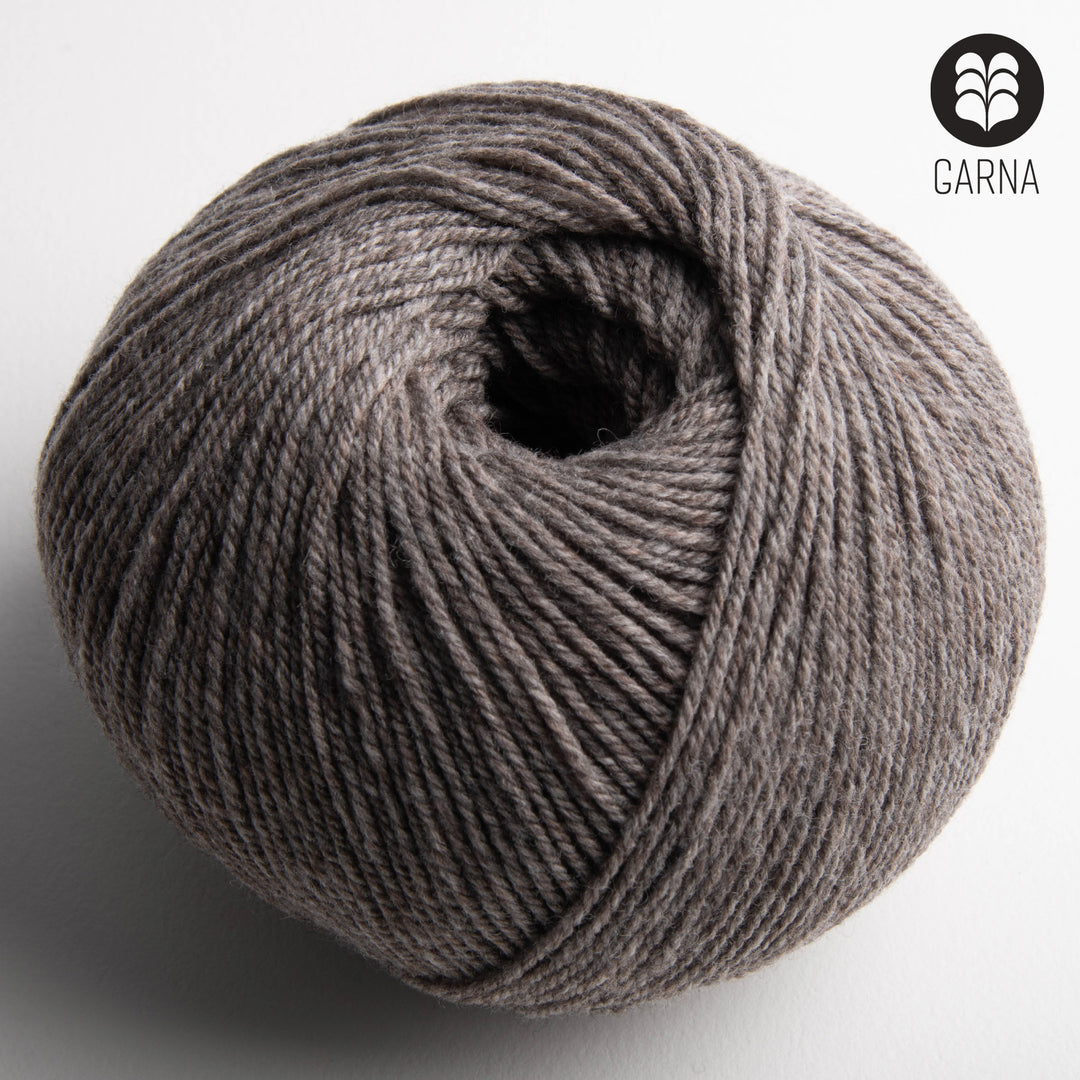 GARNA Nobilis Superfin Lammeuld garn : 275 Varm grå