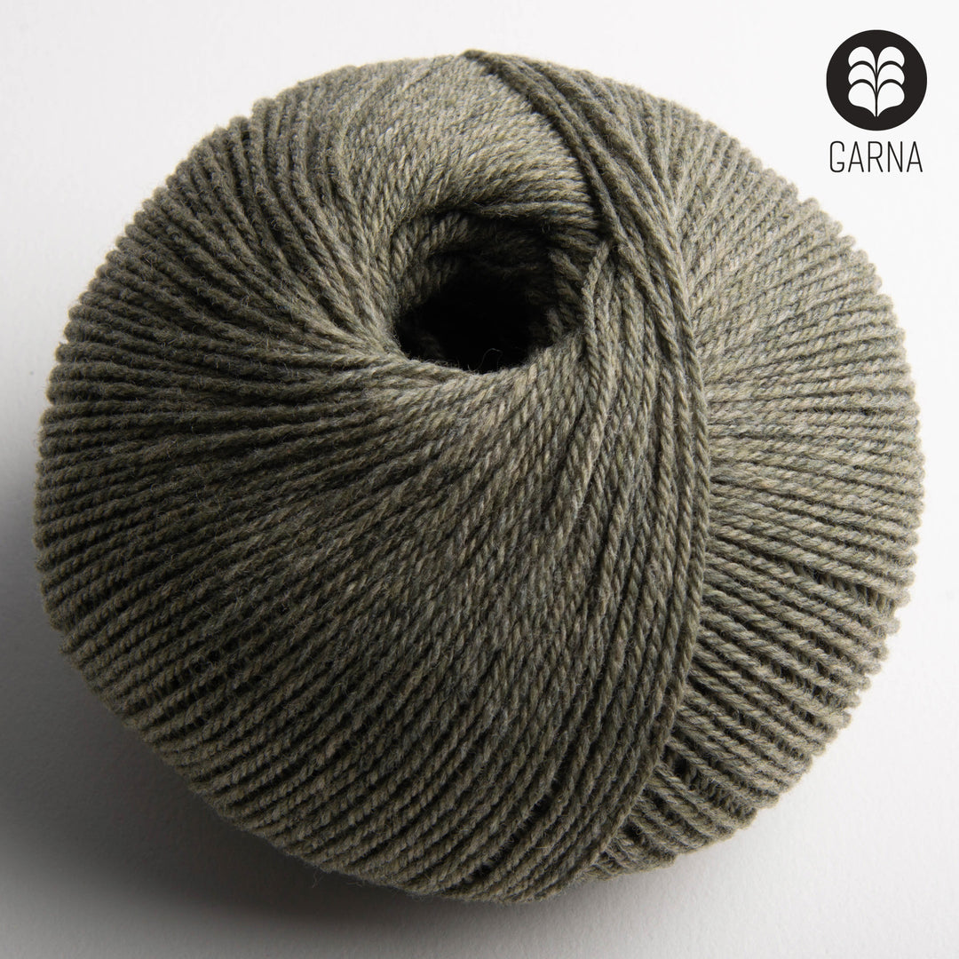 GARNA Nobilis Superfin Lammeuld garn : 545 Lys mosgrøn