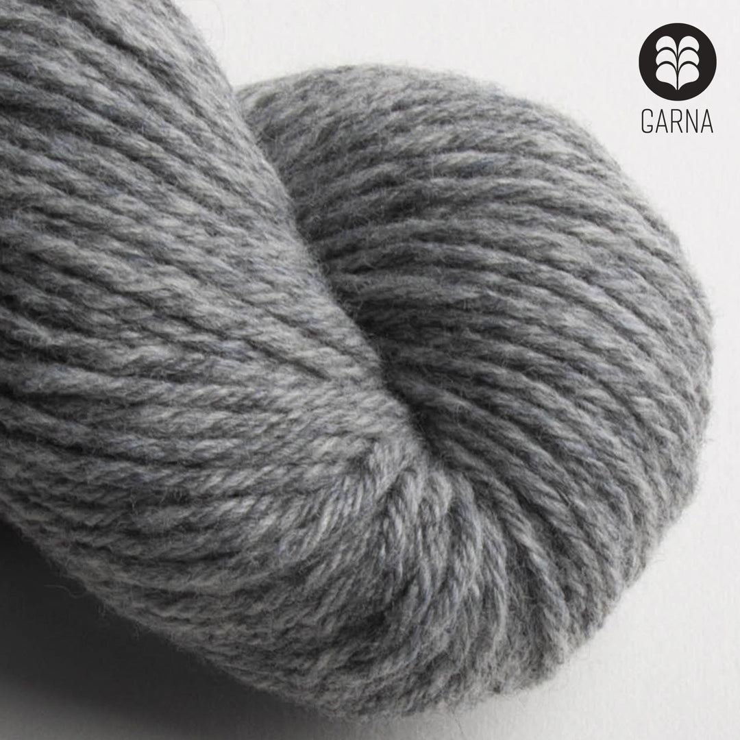 GARNA Nobilis 2 Superfin Lammeuld garn : Lysegrå