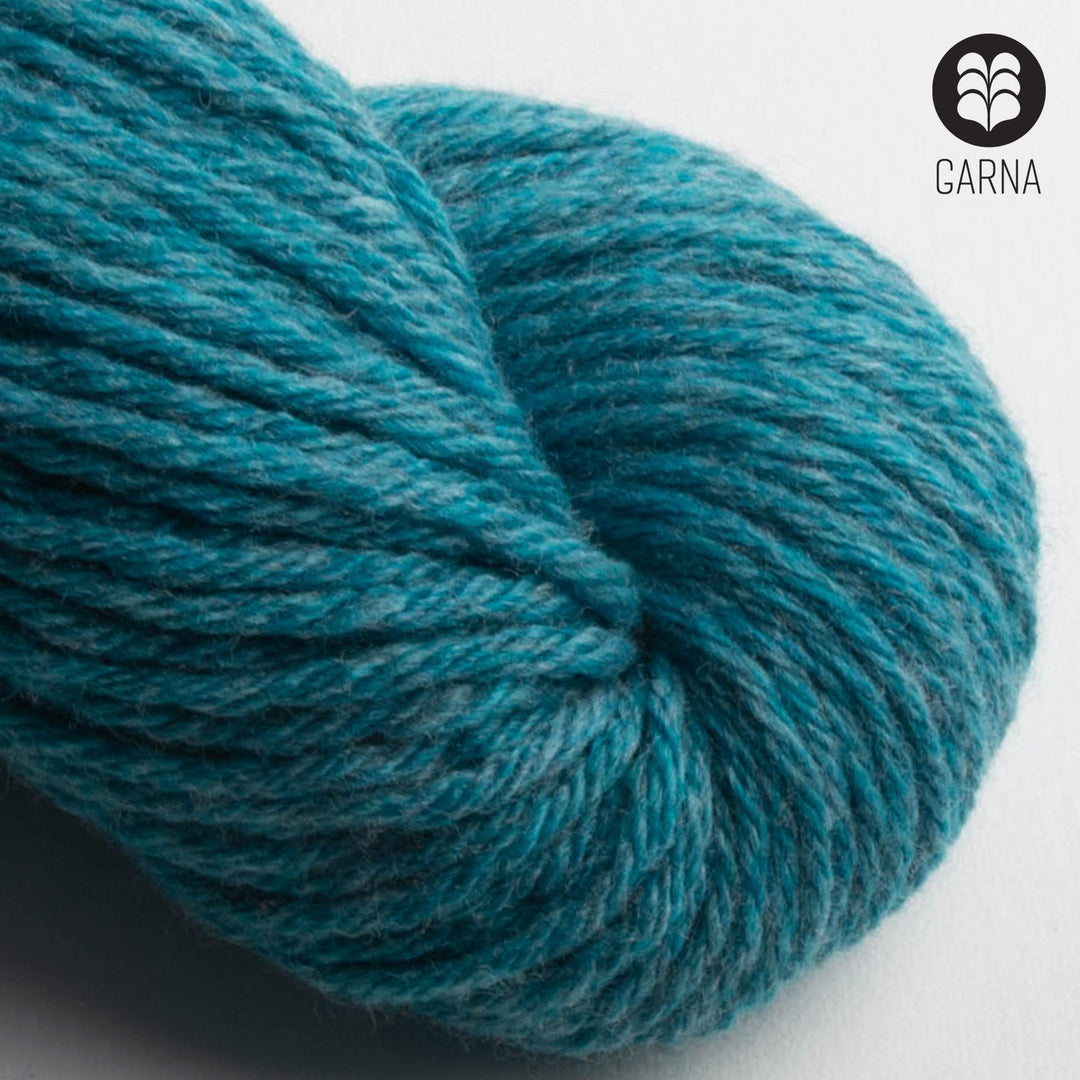 GARNA Nobilis 2 Superfin Lammeuld garn : Meleret turkis