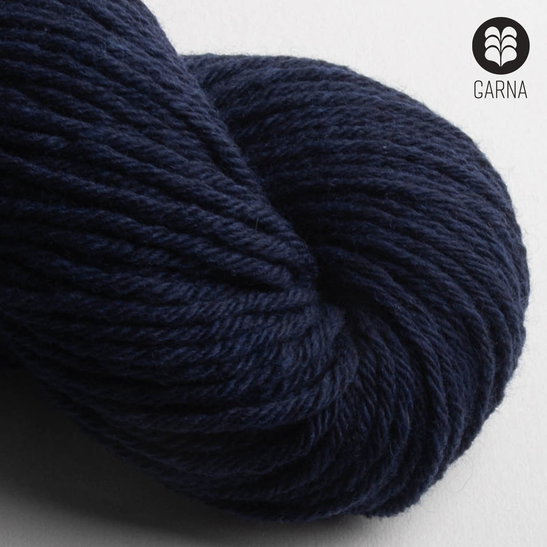 GARNA Nobilis 2 Superfin Lammeuld garn : Mørk Navy