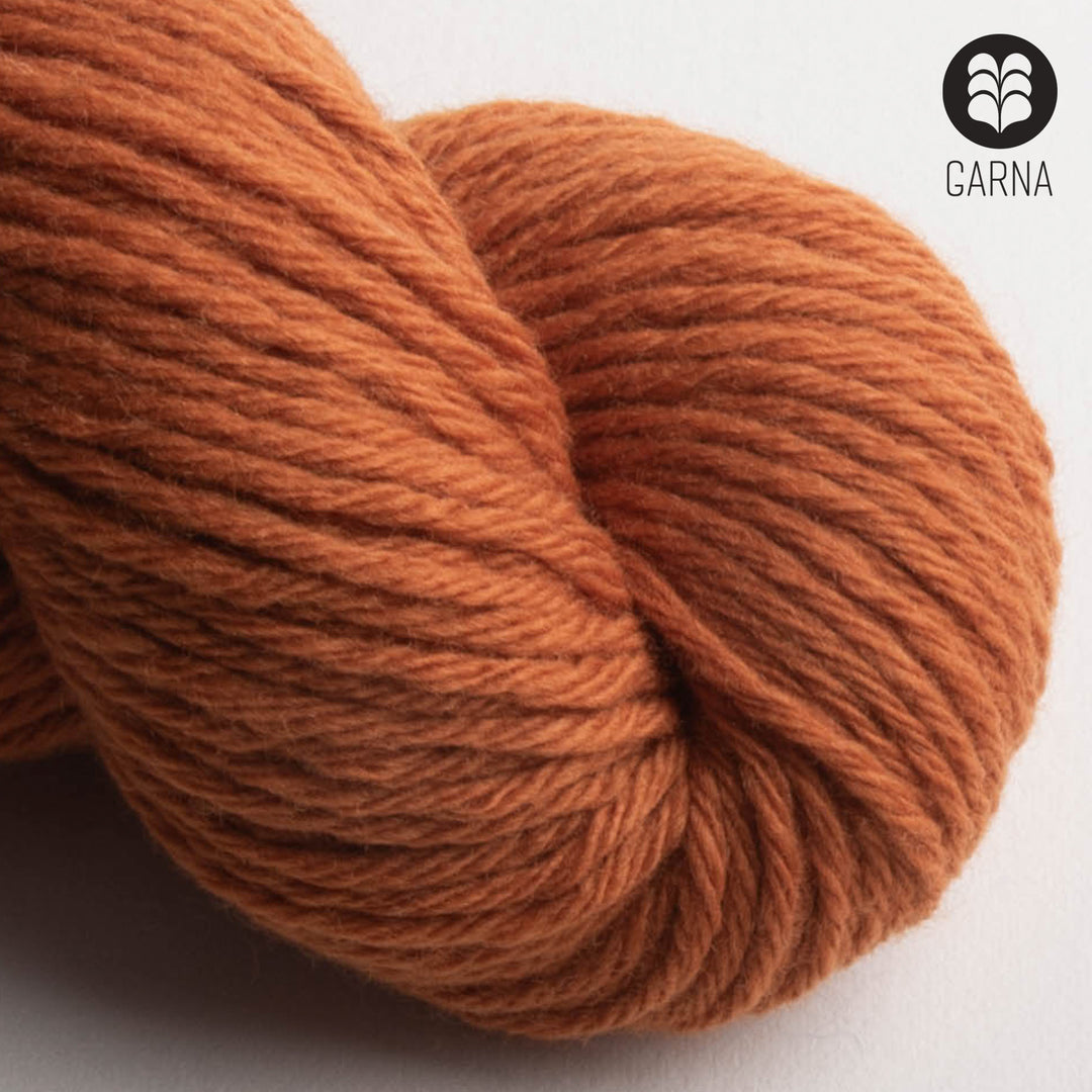 GARNA Nobilis 2 Superfin Lammeuld garn : Orange