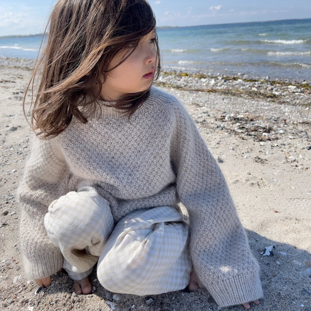 Lille Ppoppo Sweater AEGYOKNIT - Garnkit (uden opskrift)