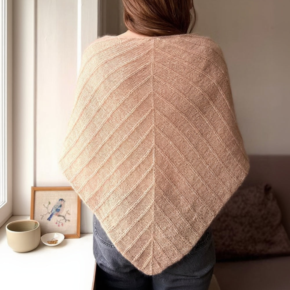 Linea Scarf Triangular Refined Knitwear - Garnkit (uden opskrift) Cashmere