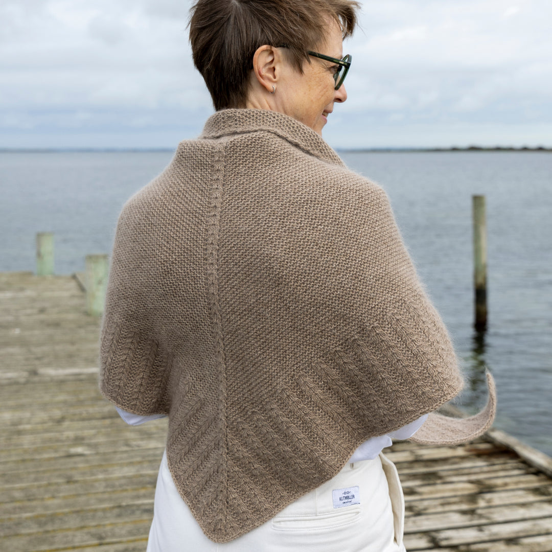 Lizzie Sjal HolstKnit - Garnkit (uden opskrift) Mohair
