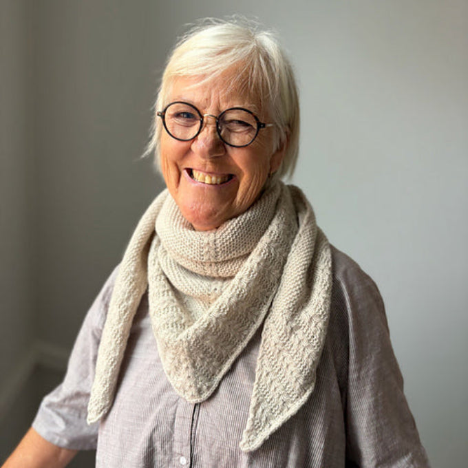 Lizzie Sjal HolstKnit - Garnkit (uden opskrift) Mohair