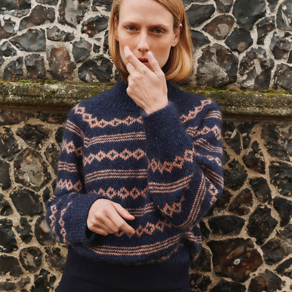 Mikala Sweater le knit - Garnkit (uden opskrift) Cashmere