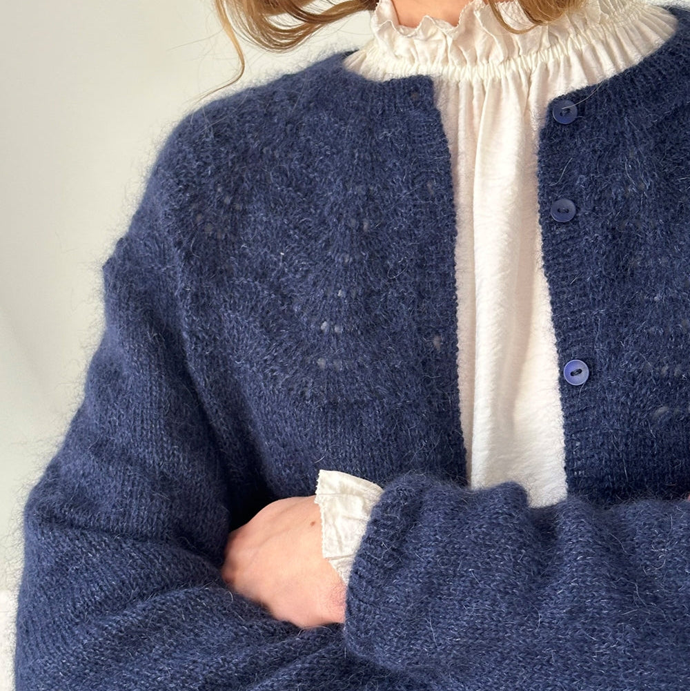 Peacock Cardigan Fine le knit - Garnkit (uden opskrift)