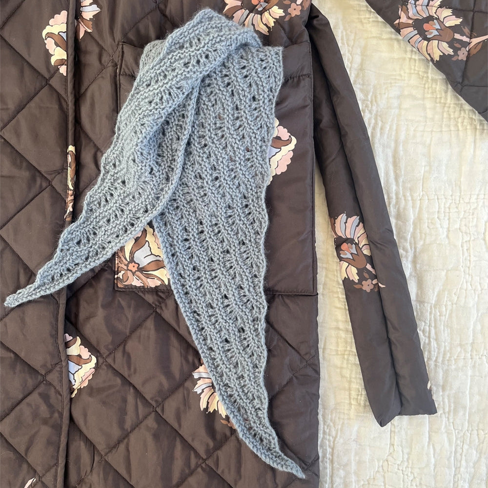 Peacock Scarf le knit - Garnkit (uden opskrift) Nobilis