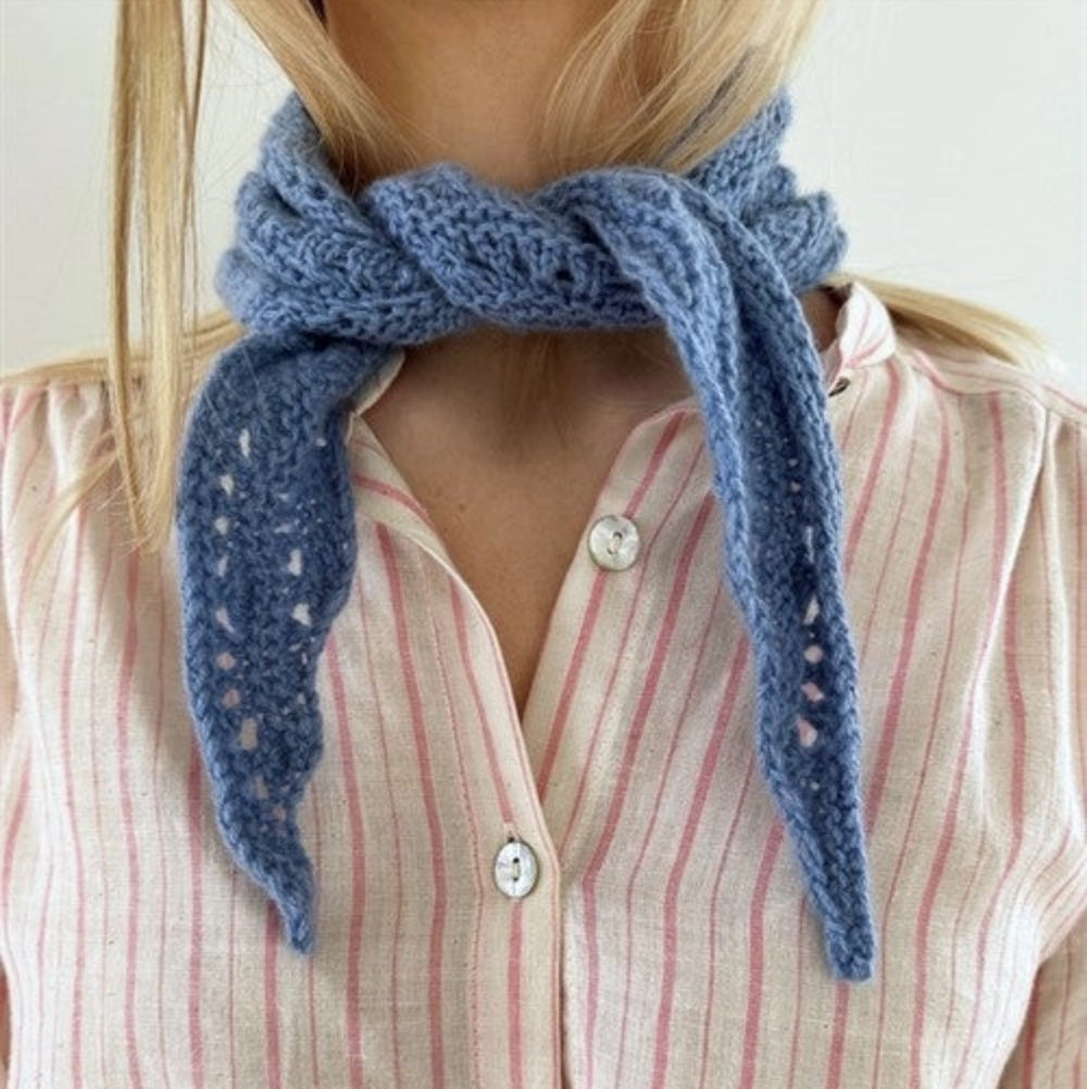 Peacock Scarf le knit - Garnkit (uden opskrift) Nobilis