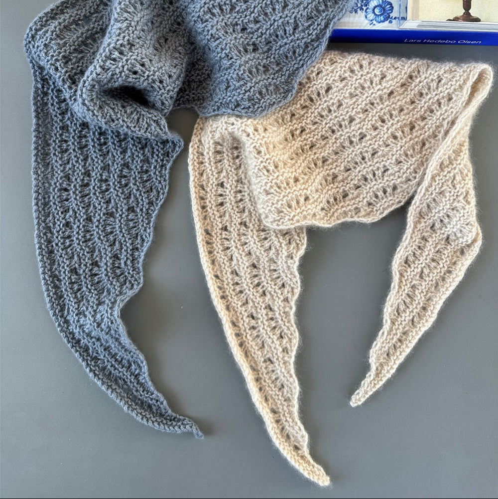 Peacock Scarf le knit - Garnkit (uden opskrift) Nobilis