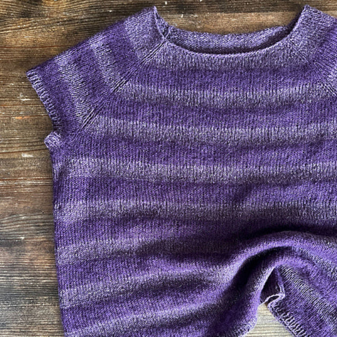 Purple Moon Isabell Kraemer - Strikkekit ensfarvet