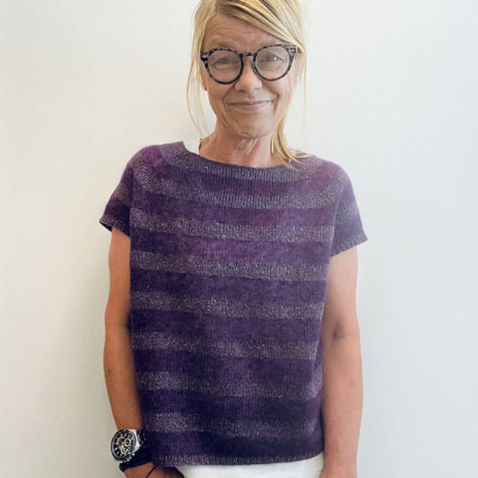Purple Moon Isabell Kraemer - Strikkekit ensfarvet
