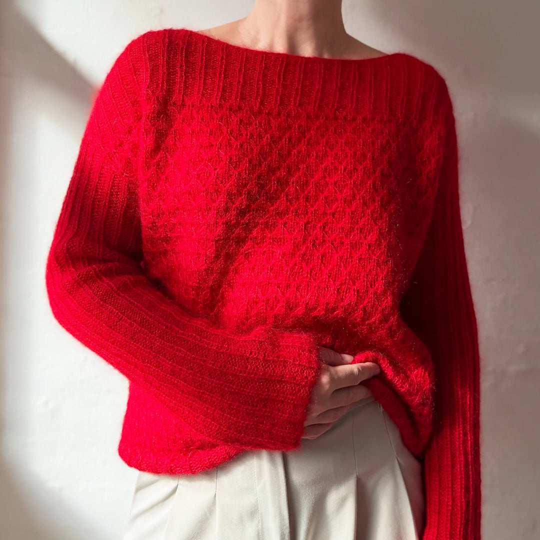 Adventskalender – Strikkekit med 4 gaver (Quill Blouse Odd Row)
