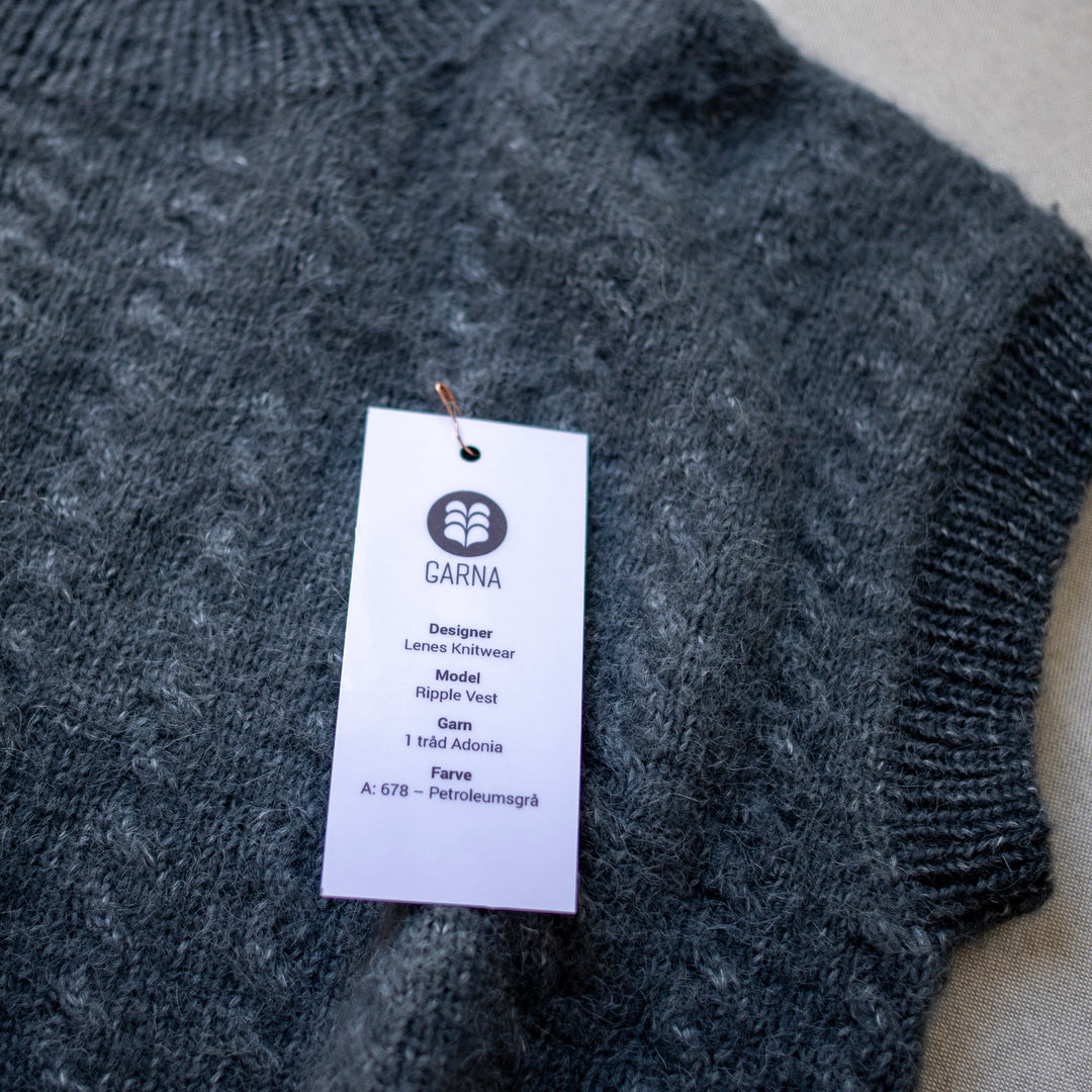 Ripple Vest Lenes Knitwear - Garnkit (uden opskrift)