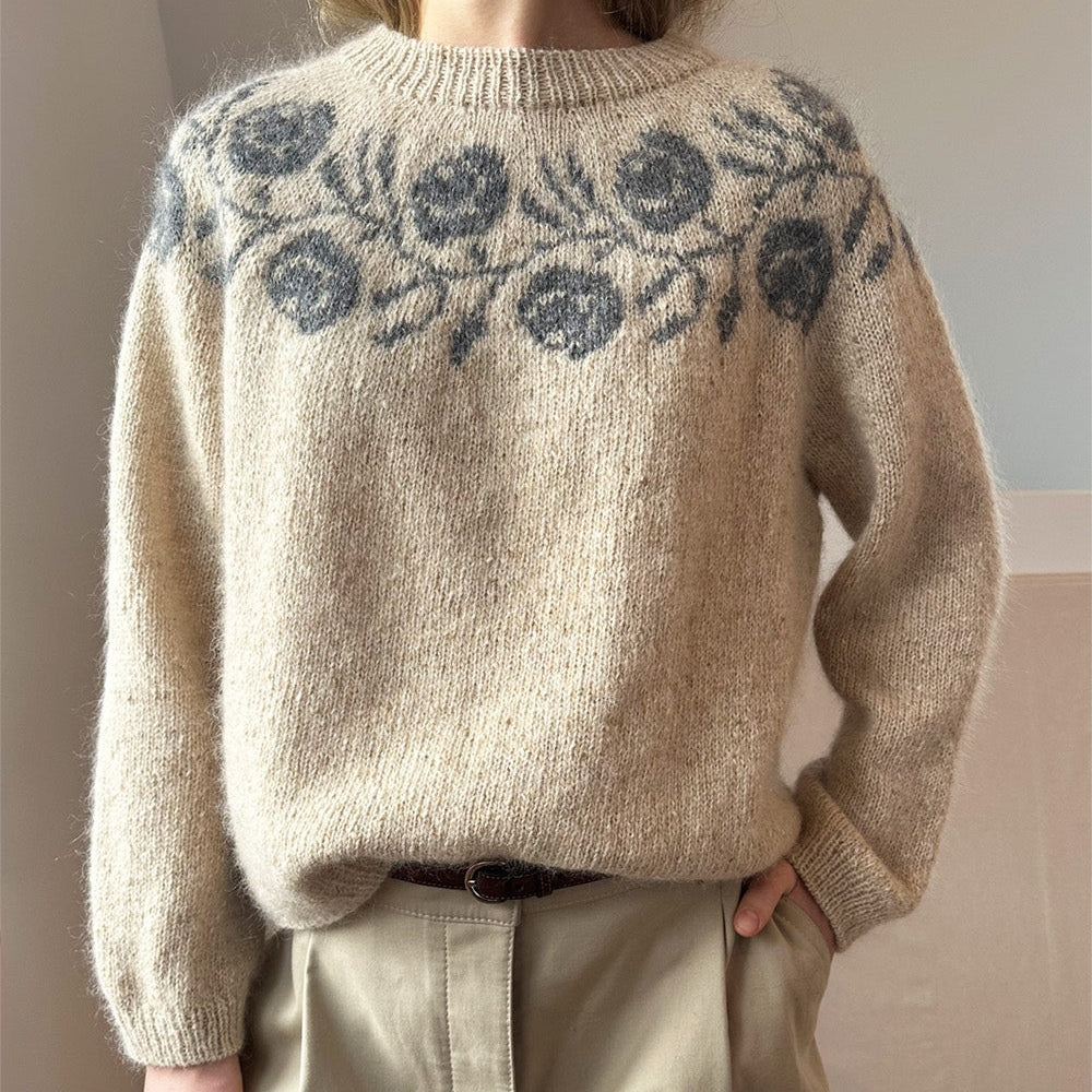 Rosie Yoke Blouse le knit - Garnkit (uden opskrift)