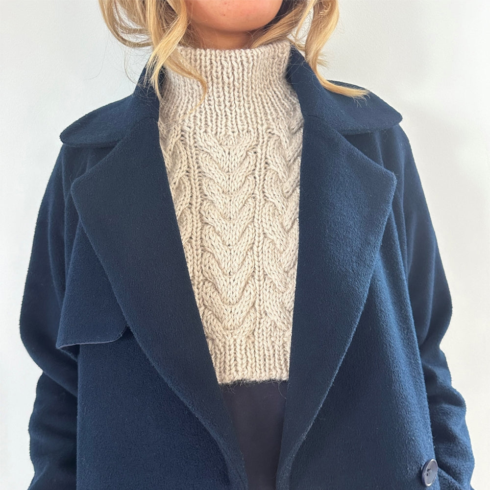 Siri Neck le knit - Garnkit (uden opskrift) Cashmere