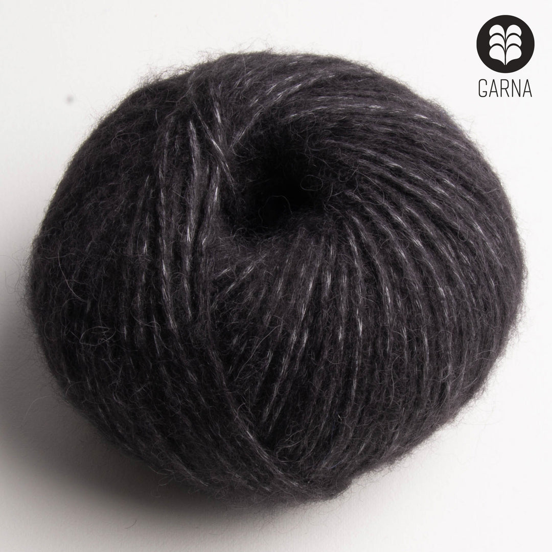 GARNA Adonia Baby suri alpaca garn : 184 Mørkegrå