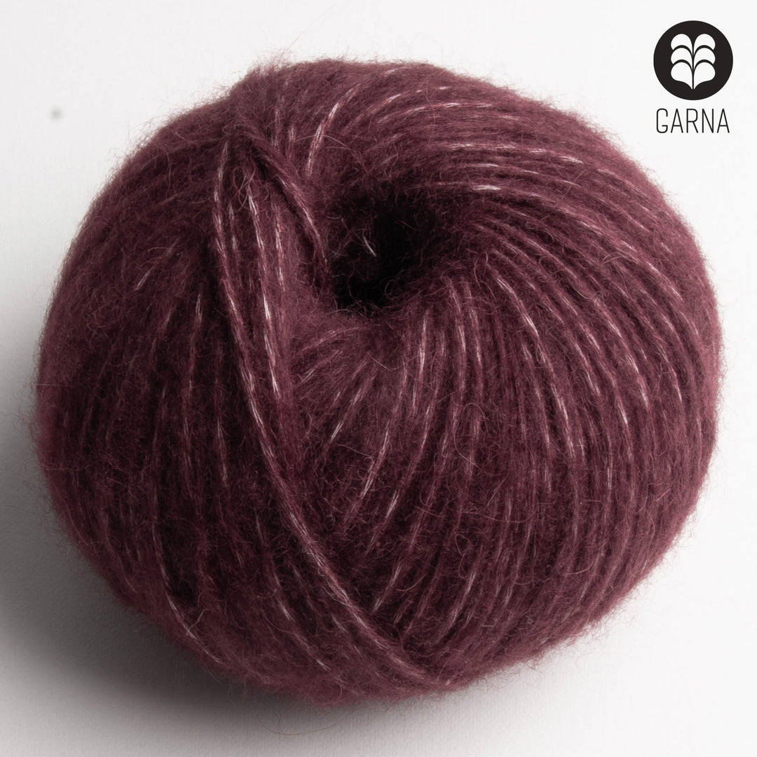 GARNA Adonia Baby suri alpaca garn : 396 Bordeaux