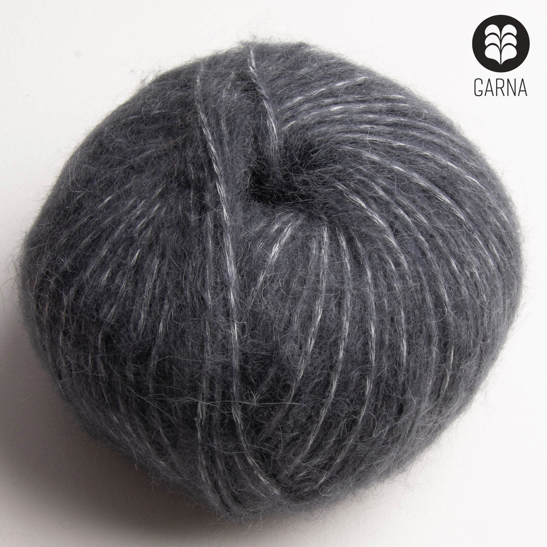 GARNA Adonia Baby suri alpaca garn : Petroleumsgrå