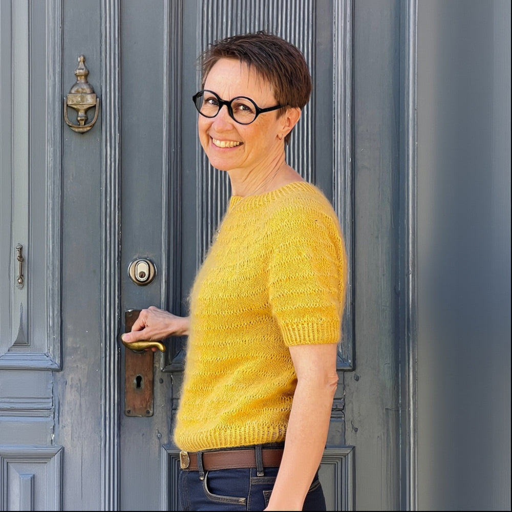 Tide Tee Hanne Rimmen - Garnkit (uden opskrift) cashmere