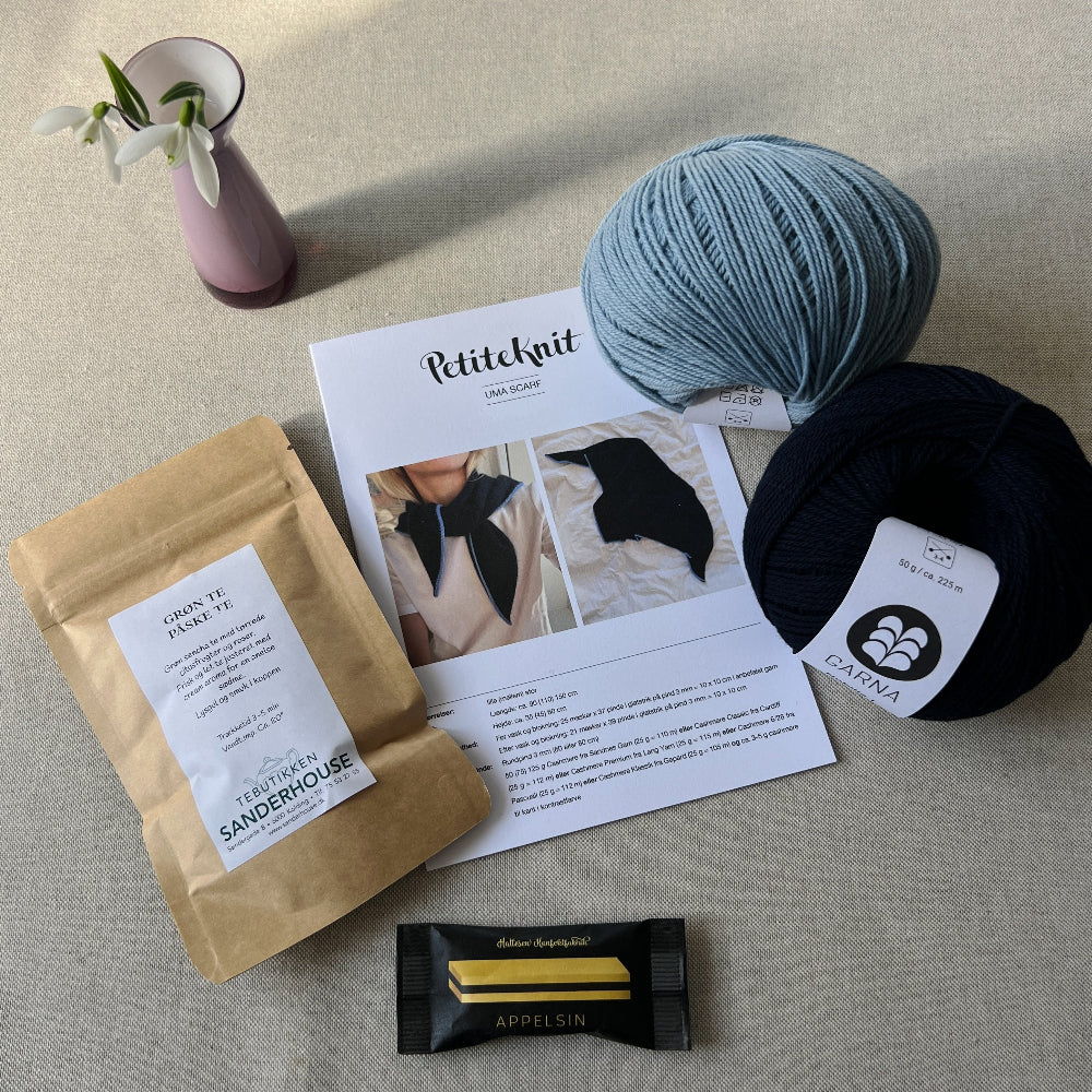 Påskeæg - Uma Scarf - lammeuld