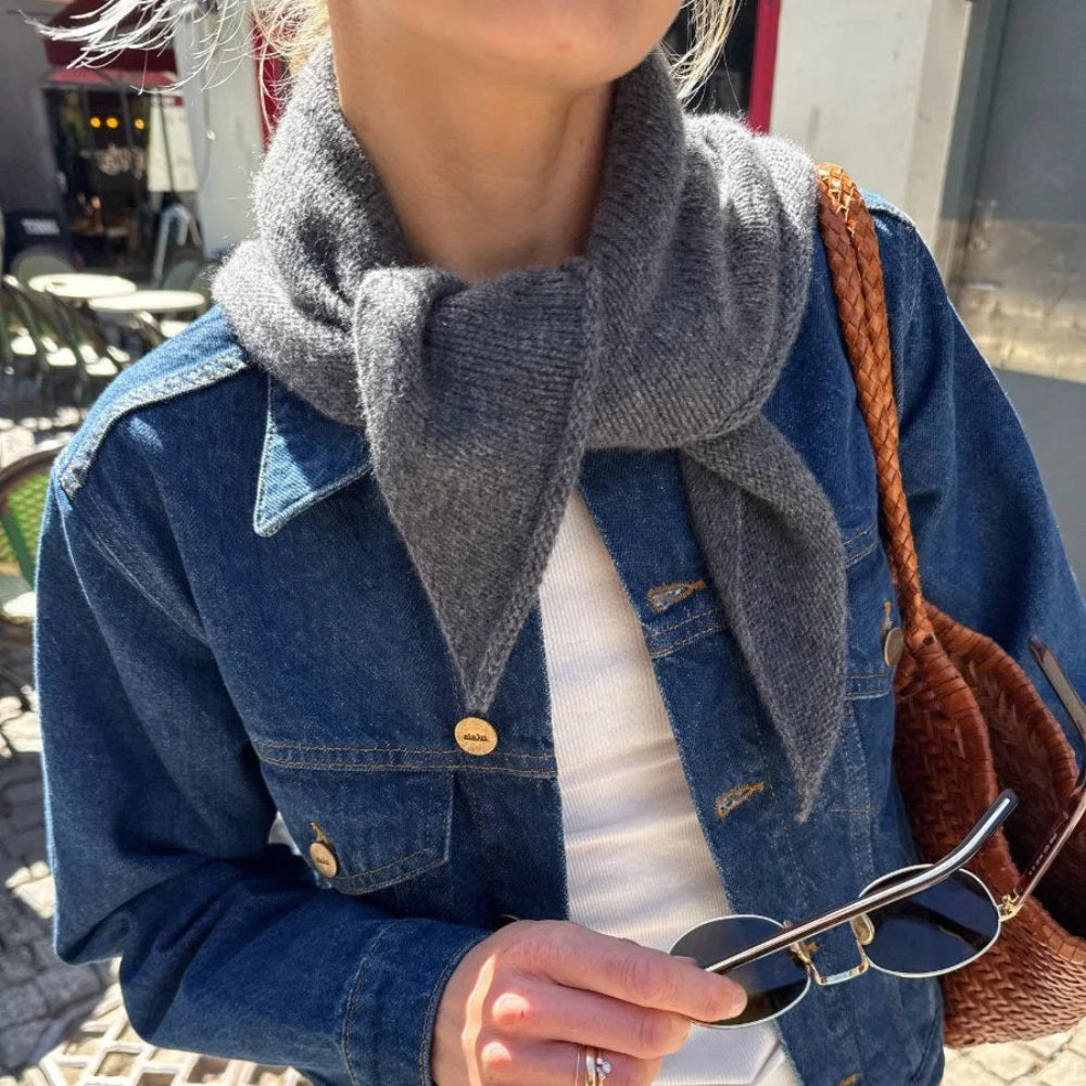 Uma Scarf PetiteKnit - Strikkekit Ensfarvet