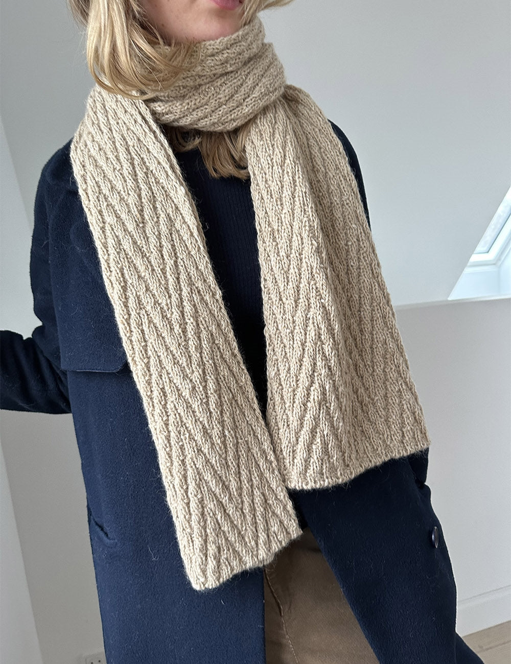 Woodlark scarf LeKnit - Garnkit