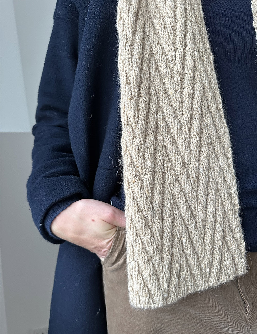 Woodlark scarf LeKnit - Garnkit