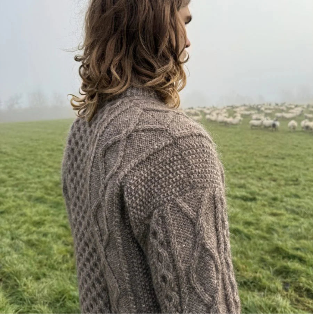 Dagmar Zipper Sweater Man PetiteKnit - Strikkekit
