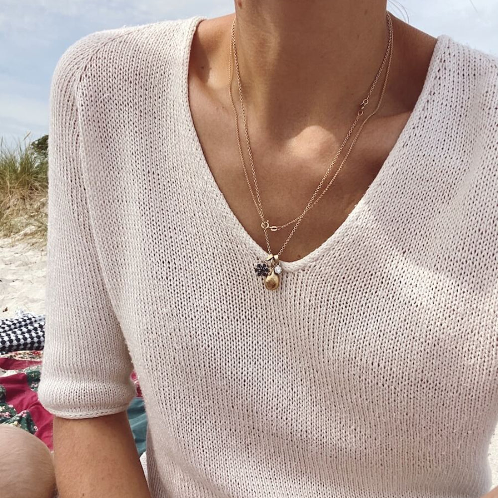 Kumulus Tee PetiteKnit - Strikkekit lammeuld