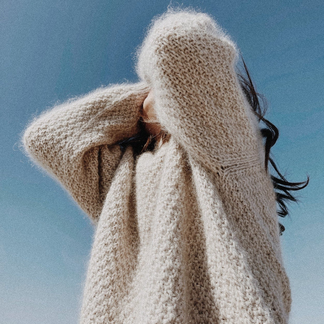 Lille Ppoppo Sweater AEGYOKNIT - Garnkit (uden opskrift)