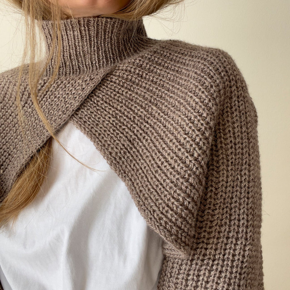 Narae Cropped Sweater AEGYOKNIT - Garnkit (uden opskrift) Cashmere