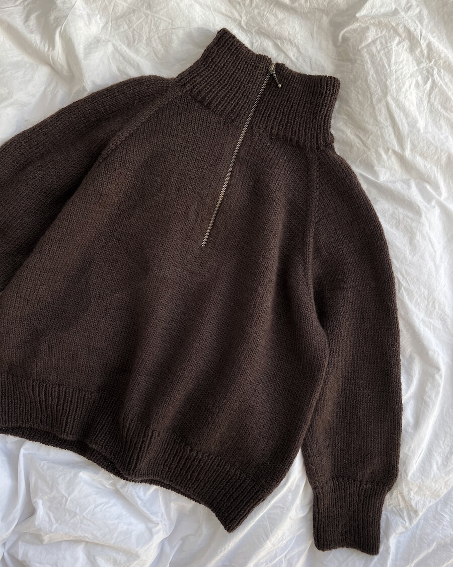 Zipper Sweater light - Strikkekit - PetiteKnit