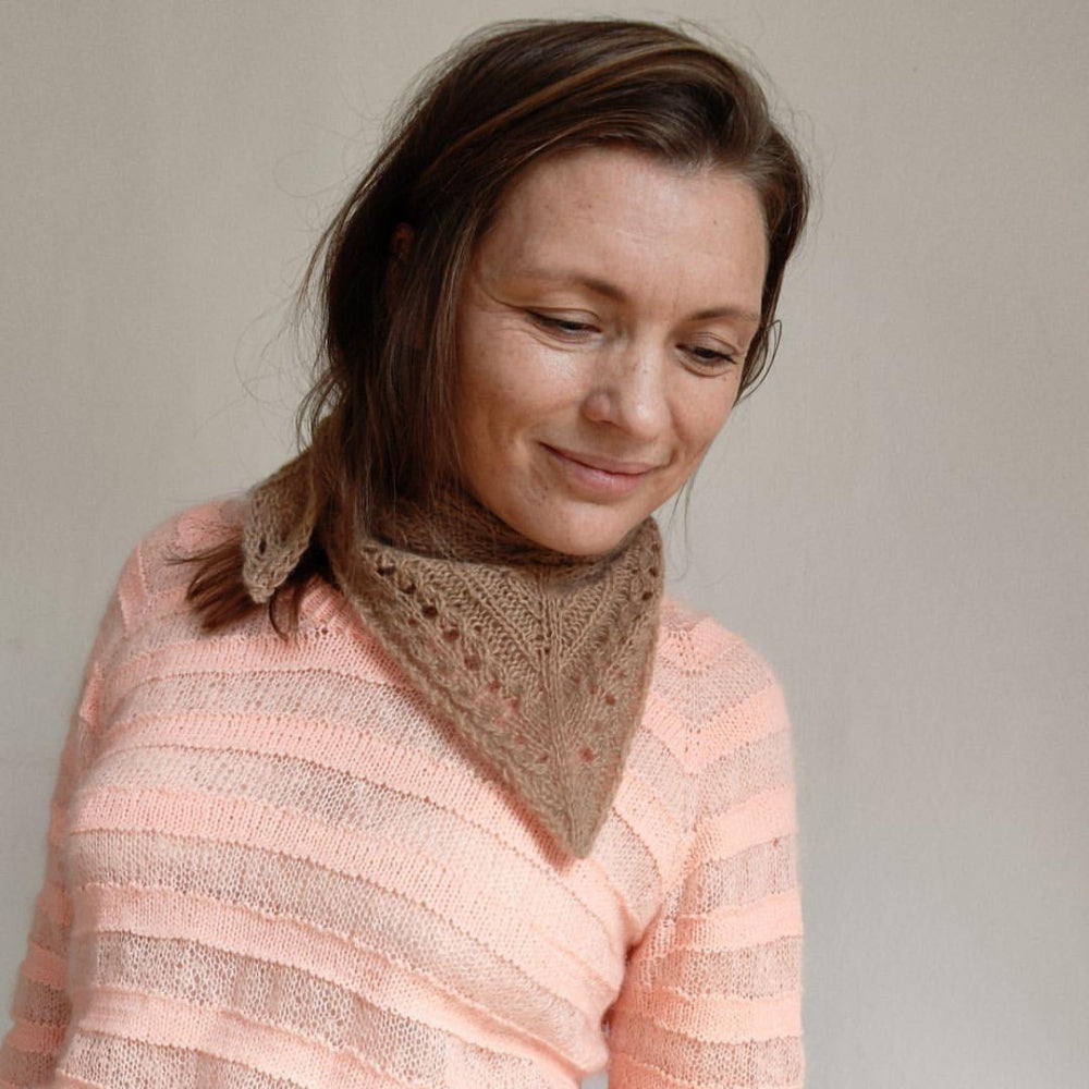 Vild scarf Strikrik- Strikkekit