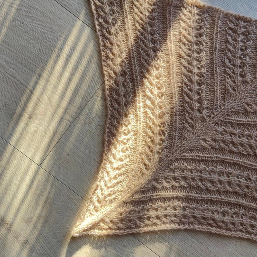 Vild scarf Strikrik- Strikkekit