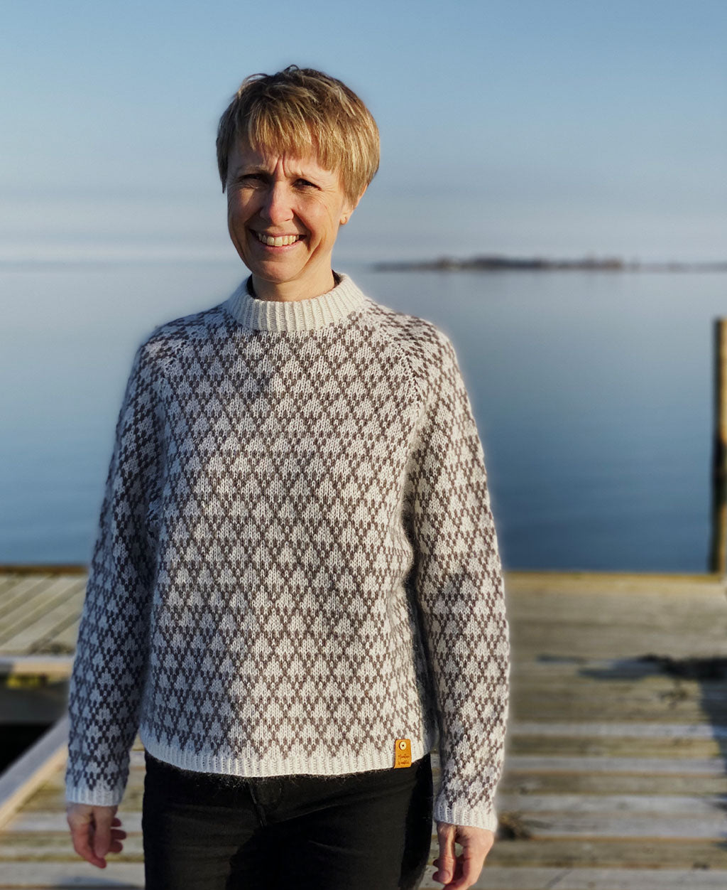 Spot Sweater Anne Ventzel - Strikkekit Mohair/Cashmere