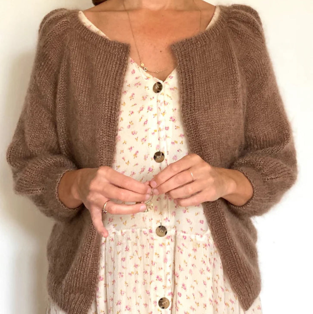 Casia Cardigan Refined Knitwear - strikkekit silkmohair