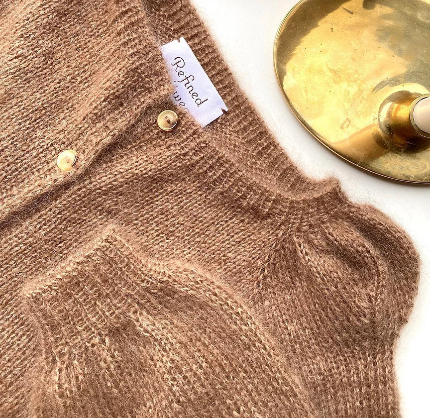 Casia Cardigan Refined Knitwear - strikkekit mohair