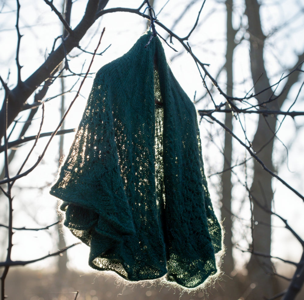 ERRIA-sjal strikkekit mohair