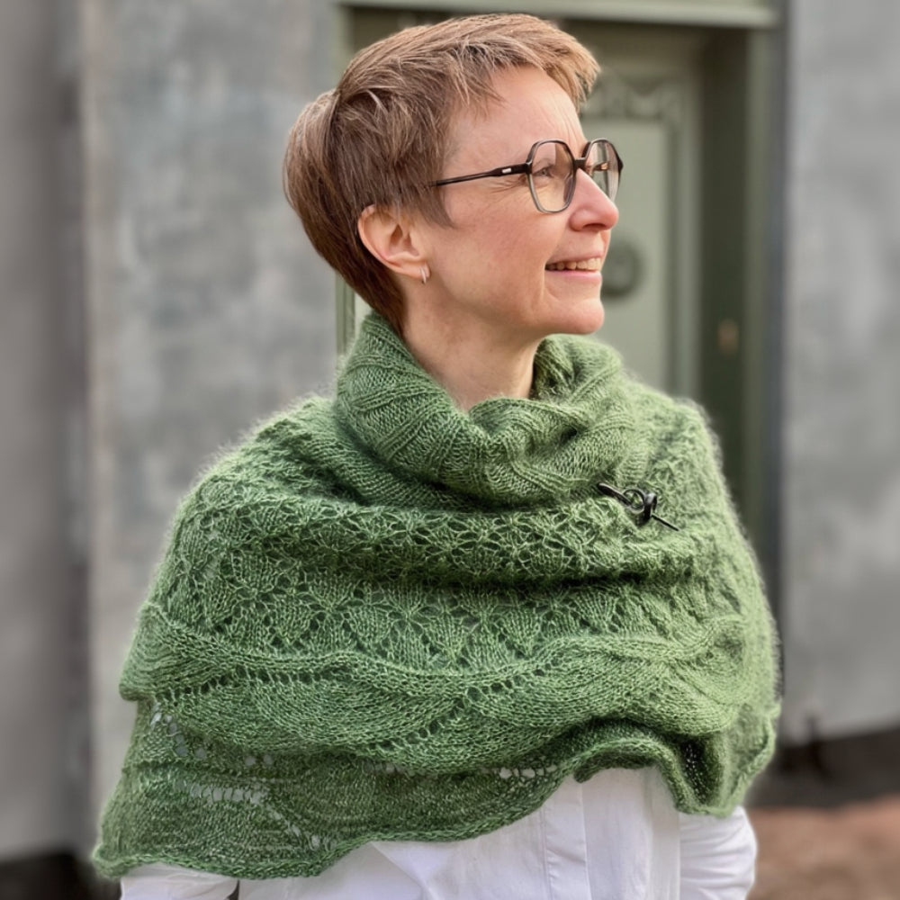 ERRIA-sjal strikkekit mohair