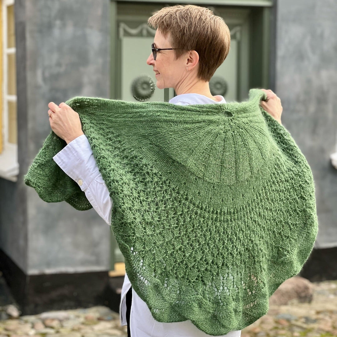 ERRIA-sjal strikkekit mohair