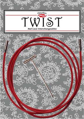 Garna twist lace rød wire