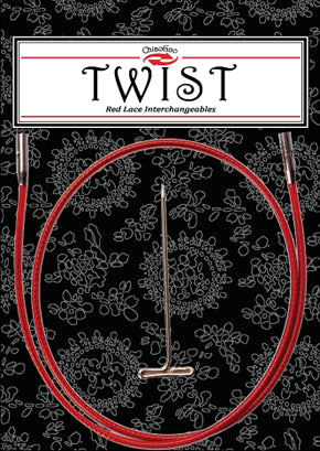 Garna twist lace rød wire