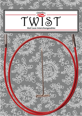 Garna twist lace rød wire