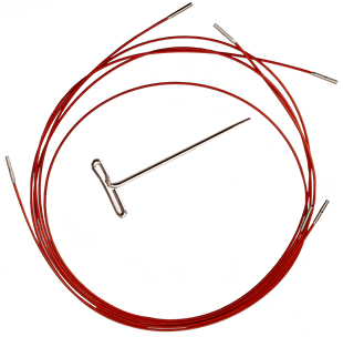 Garna twist lace rød wire